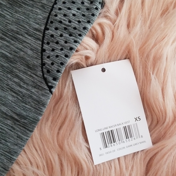 Cover Girl Long Line Racer Back Vest Size X-Small - Picture 3 of 7